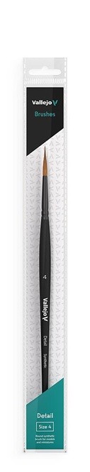 Vallejo B02004 - Detail Brush, Size 4 - New