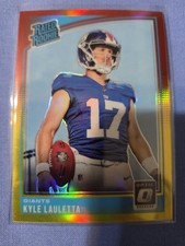 2018 Donruss Optic - Rated Rookie Kyle Lauletta #178 Red & Yellow Prizm (RC)
