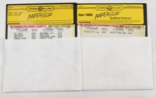 PaperClip Software Atari 800/130XE 2 Discs SpellPak Dictionary 1985 Collectible