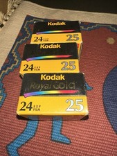 Kodak Royal Gold 25 3 ea 24 exposure unopened expired 01/1997 72 total ex
