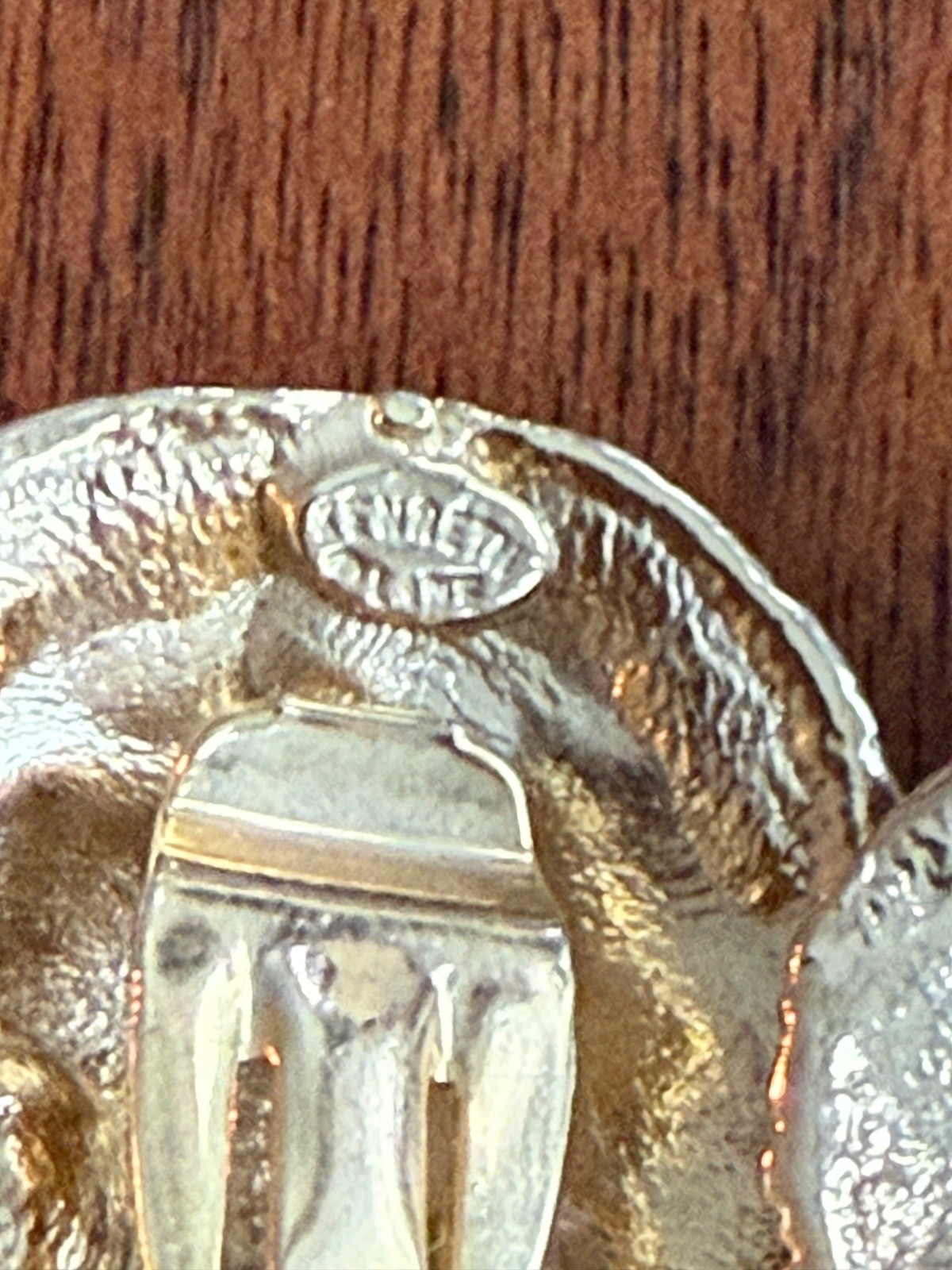 Vintage Kenneth Jay Lane KJL  Lion Head Door Knoc… - image 6