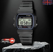 Class Digital Watch F91 Water Splush F91 Look with Resin Strap in Black UK