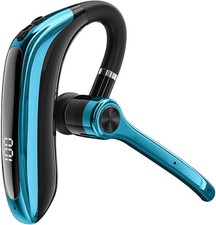 Trucker Bluetooth Headset Wireless Earpiece with Microphone Green