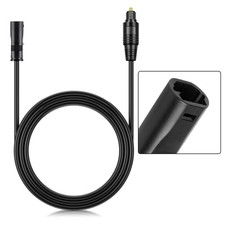 Fiber Optic Audio Cable Extension Male to Female for Soundbars TVs For PS4