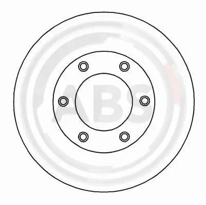 2X Original A.B.S. Disco Freno 17015 Per Daewoo Ssangyong - Immagine 2