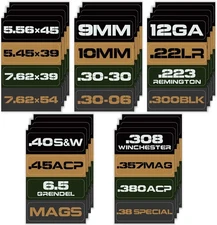 Aolamegs Ammo Can Vinyl Sticker Set, Colorful(80 Pack/20 Varieties） 