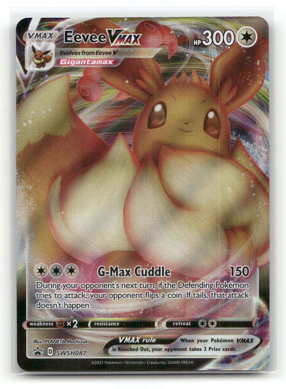 Eevee VMAX Holo Promo SWSH: Sword & Shield Promo Cards SWSH087 NM
