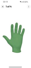 Showa 6110PF Biodegradable Green Disposable Gloves NEW Small Nitrile Powder Free