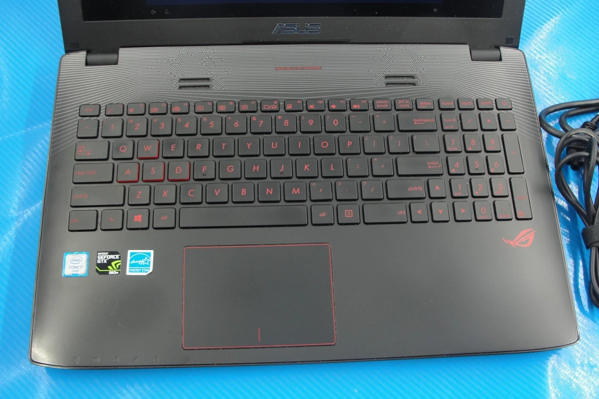 Portátil para juegos ASUS GL552V Intel i7 6700HQ 2,6 GHz 16 GB 128 GB SSD 1 TB GTX 960M W10