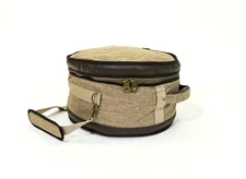 Barton GSP Premium Snare Drum Bag, 14" x 6.5", Tawny Brown Oxford