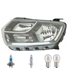 Scheinwerfer Frontscheinwerfer links inkl. Premium Lampen für Dacia Duster HM_