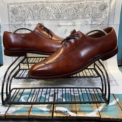 Allen Edmonds Berkely Split Toe Brown Leather Oxfords Men's Size 13B 