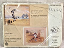 The Creative Circle Needlepoint #0342 Fox Watch Nature Animal Embroidery Craft