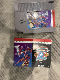 NES NINTENDO Captain America & The Avengers Manual/CART Authentic and Tested