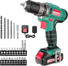 HYCHIKA Cordless Drill Driver 12V, Electric Screwdriver 30N·M, ‼️SPARE OR REPAIR
