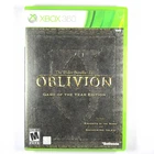 Elder Scrolls IV Oblivion Game of the Year Xbox 360 Authentic Tested Complete