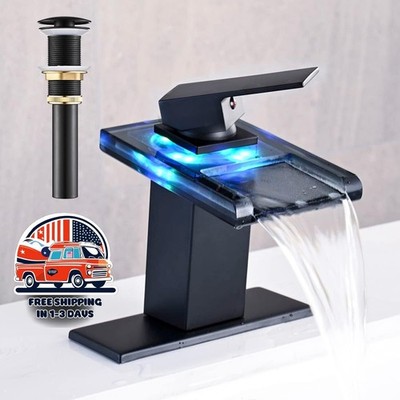 Llave De Agua Para Baños Fregadero Lavabo Lavamanos Baño Con Cascada Moderna New