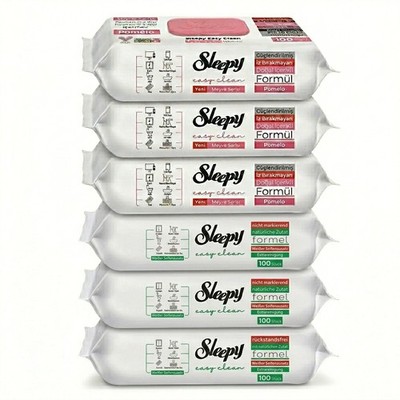 Sleepy Easy Clean Oberflächenreinigungstücher   3x100 Pine + 3x100 Pomelo | Früh