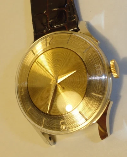 RARE Vintage Timex 100 Darwin Gold Silver Watch Deco 1960's working