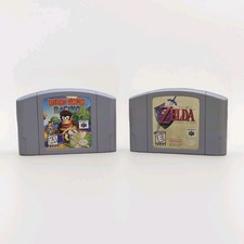 The Legend of Zelda: Ocarina of Time (Nintendo 64, 1998) & Diddy Kong Racing LOT