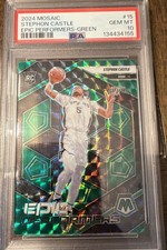 2024 Panini Mosaic - Epic Performers Stephon Castle #15 Green Mosaic Prizm (RC)