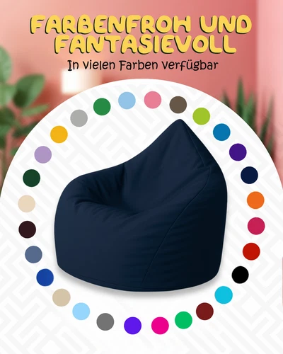 PatchHome Sitzsack XL- Jumbo Sitzkissen Bodenkissen Kinder und Erwachsene - Bild 35 von 203