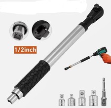 Offset Extension Wrench Impact Ratchet Extender 1/2" for Electric Drill Adapter