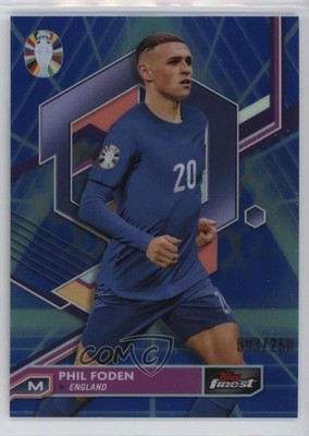 2023 Topps Finest Road to UEFA Euro 2024 93/250 Phil Foden #26 16wc