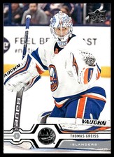 2019-20 Upper Deck #349 Thomas Greiss New York Islanders Hockey Card