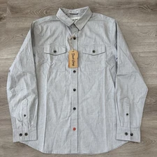 NWT Duck Camp Men’s Medium Outfitter LS700 Long Sleeve Sagebrush Hunting Shirt