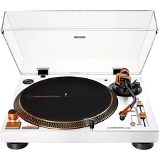 Audio-Technica LP120XUSB-WB Direct-Drive Turntable (Analog & USB) White / Bronze