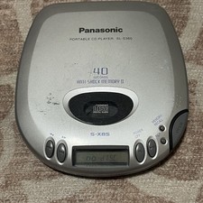 Panasonic SL-S360 Portable CD Player Silver 40-Seconds Anti-Shock Turns On