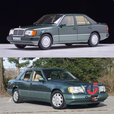 NOREV 1: 18  Mercedes Benz E-Class W124 230E 1990 dark green car model