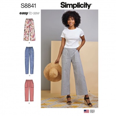 Simplicity Schnittmuster 8841 Hose H5 (6-8-10-12-14)