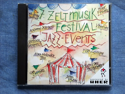 7. Zeltmusik-Festival 1989 Jazz Events Dizzy Gillespie James Newton CAP CALLOWAY