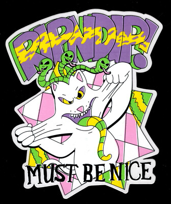 RIPNDIP Retro Must Be Nice Lord Nermal Sticker