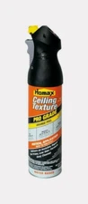 Homax Pro Grade CEILING TEXTURE 20 oz Flat White Orange Peel Vertical Apply 4692