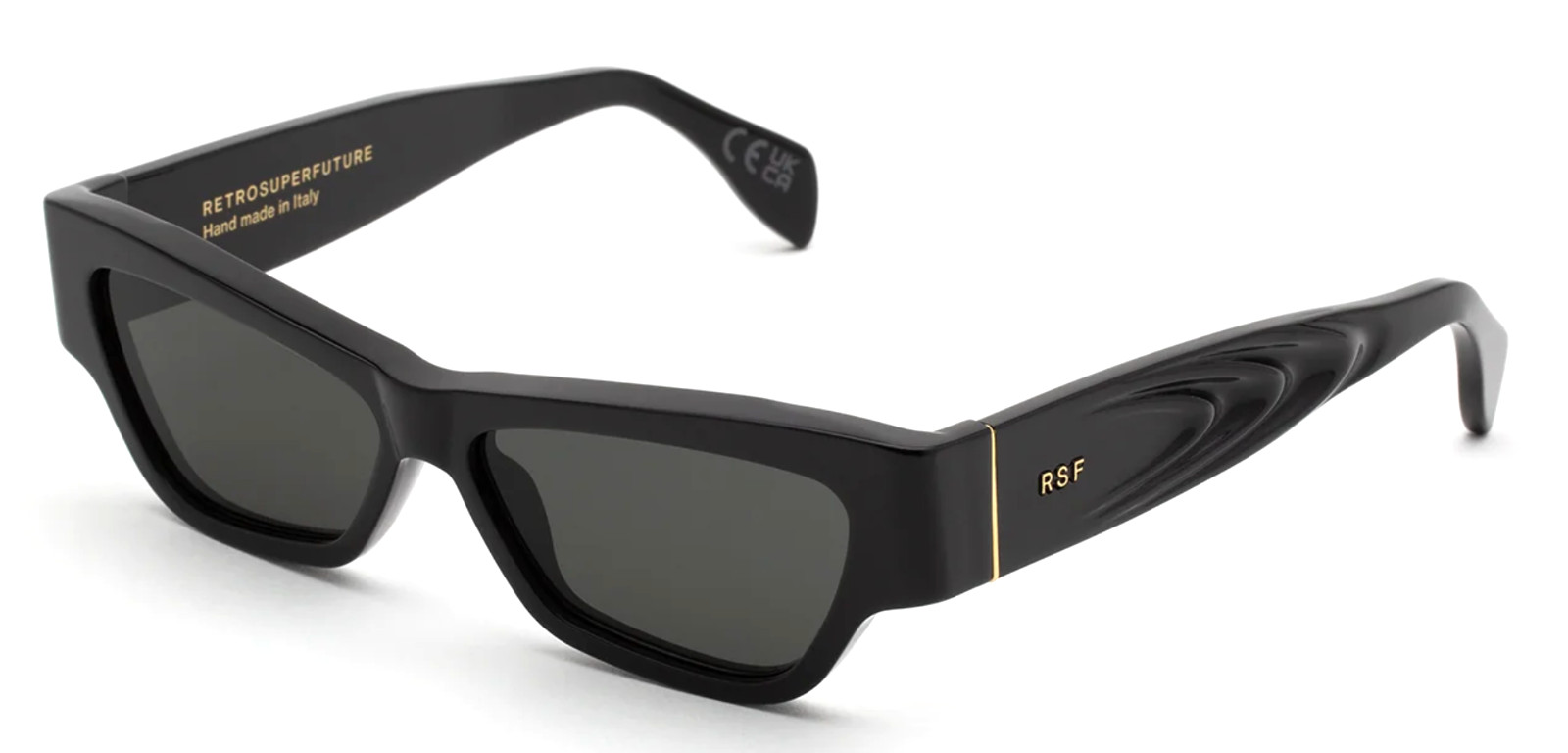 Sunglasses Retrosuperfuture Nameko Black Unisex