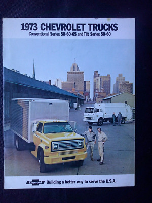 1973  Chevrolet Trucks Coventional Series 50-60  Truck  Dealer  Sales Brochure