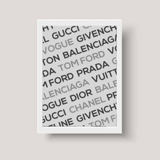 CoCo Designer Fashion Wall Art Poster Print Picture Gift  A3 A4 Black White