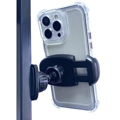 Dual Sided Magnetic Phone Holder for Gym Attach to Metal Surfaces