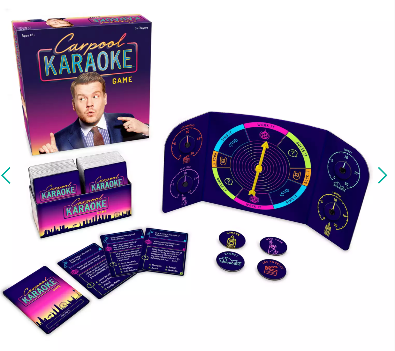 Carpool Karaoke Board Game, family party fun game