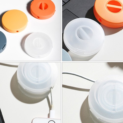 6Pcs Rotary Cable Organizers Cord Wrap Boxes Portable Cable Keepers UK - Afbeelding 12 van 15