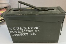 Military AMMO Storage 30 CAL M19A1 Empty 7.62mm BOX .30 CALIBER Good Condition