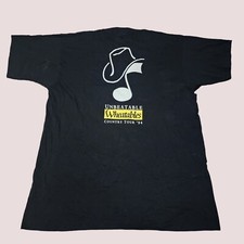 VTG Unbeatable Wheatables Country Tour '94 Black T-Shirt Made in USA Keebler XL