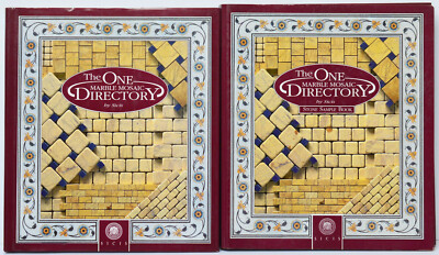 2 Bände The One Marble Mosaic Directory by Sicis Mosaikkunst Mosaike