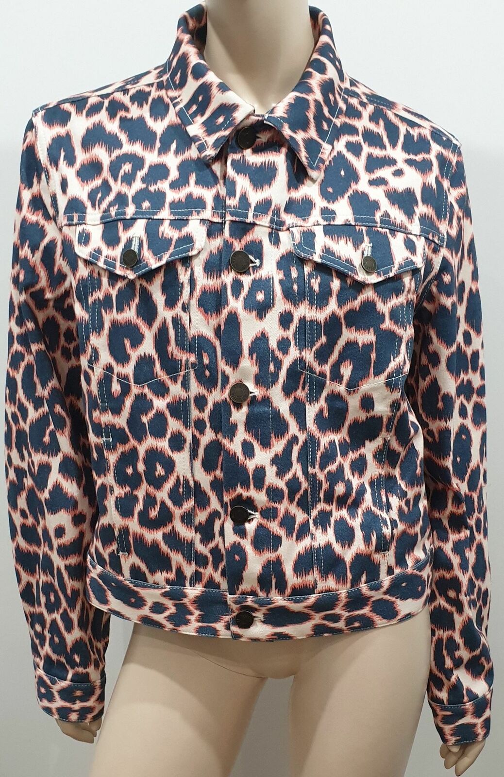 19ss CALVIN KLEIN 205w39nyc leopard S/S-