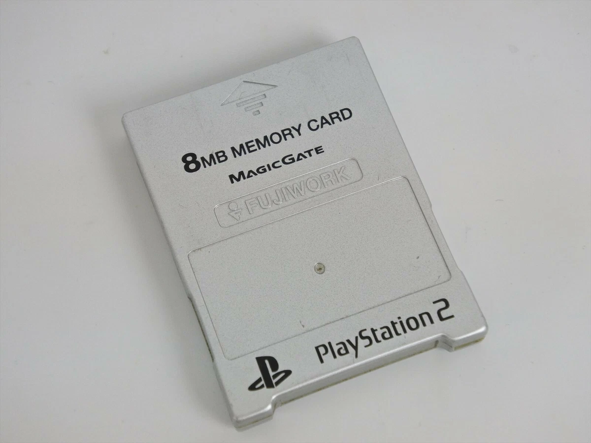 Ps2 silver store memory card