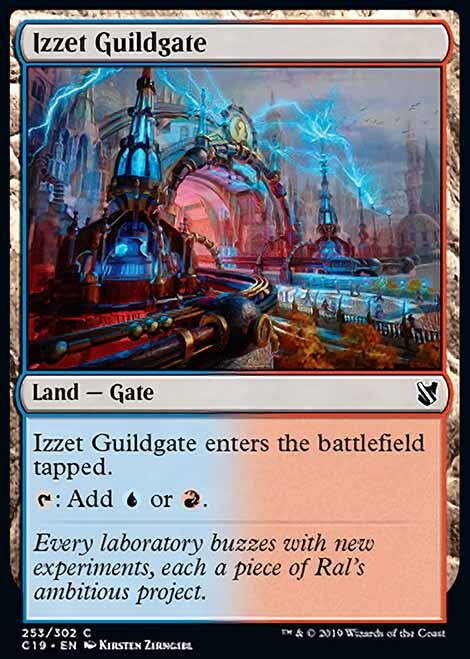 Magic the Gathering MTG Izzet Guildgate (253) Commander 2019   LP