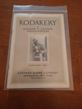 Vtg Eastman Kodak Kodakery Camera Magazine Amateur PICTURE February 1917
